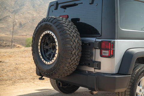 DV8 Offroad 2007-2018 Jeep Wrangler JK Tailgate Reinforcement Molle Panel - TCJK-04