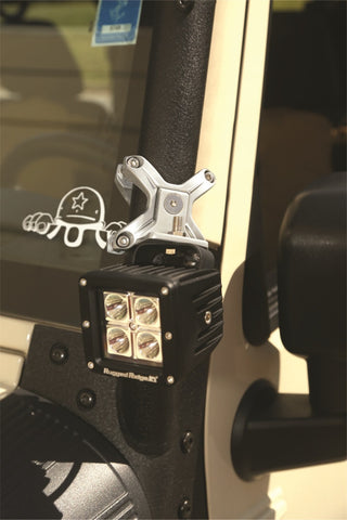 Rugged Ridge 1.25-2.0in Silver X-Clamp - 11031.10