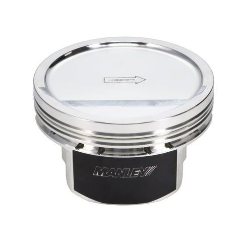 Manley Small Block Chevy LS Series 4.130in Bore 1.115in CD -18cc Dish Platinum Series Pistons - 596305C-8