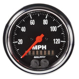 Autometer Traditional Chrome 3-3/8in 140 MPH In-Dash Full Sweep GPS Speedometer - 2480
