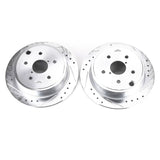 Power Stop 15-19 Subaru WRX Rear Evolution Drilled & Slotted Rotors - Pair - JBR1701XPR