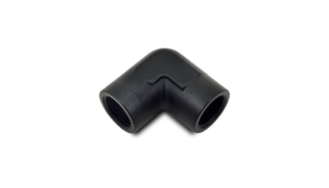 Vibrant 3/8in NPT 90 Degree Female Pipe Coupler Fitting - 11322