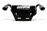 Gibson 16-18 Polaris RZR XP Turbo EPS Base 2.25in Dual Exhaust - Black Ceramic - 98026