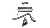 Corsa Cat Back Exhaust, Sport, 3in, Single Side Twin Black 4in Tips, 2015 Chevy Tahoe/GMC Yukon - 14859BLK