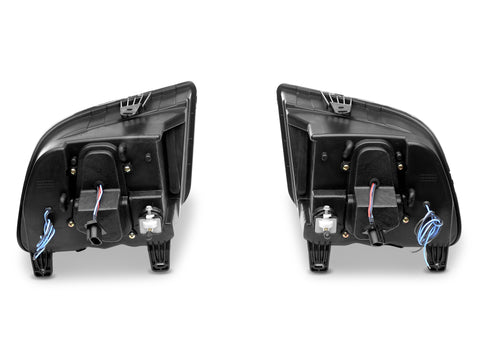 Raxiom 05-09 Ford Mustang w/ Halogen LED Halo Prjctr Headlights-Blk Hsng(Smoked Lens Exclude GT500) - 49128
