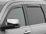 WeatherTech 11+ Jeep Grand Cherokee Front and Rear Side Window Deflectors - Dark Smoke - 82562