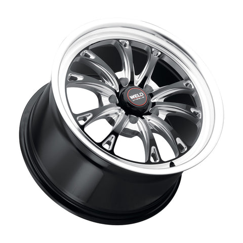 Weld S157 17X10 Belmont Drag 5X114.3 ET50 BS7.50 Gloss Black MIL Dia 78.1 - S15770067P50