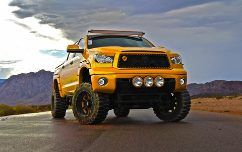 Oracle 07-11 Toyota Tundra Pre-Assembled Headlights - Black Housing - ColorSHIFT - 7119-330