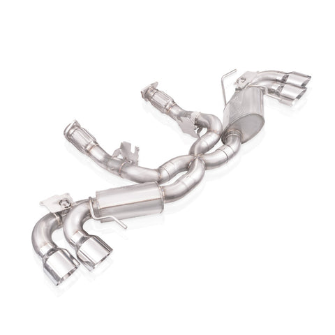 Stainless Works 20-21 Chevrolet Corvette C8 6.2L Redline Cat-Back Exhaust w/ Polished Tips - C8CBR