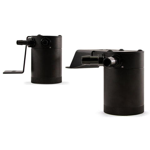 Mishimoto 2013+ Cadillac ATS 2.0T Baffled Oil Catch Can Kit - Black - MMBCC-ATS4-13SBE
