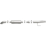 MagnaFlow Cat-Back, SS, 2.5/3in, Turn Down In Front Rear Tire 2015 Ford F150 5.0L V8 Ext Cab - 19083