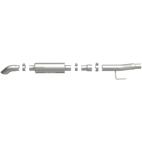 MagnaFlow Cat-Back, SS, 2.5/3in, Turn Down In Front Rear Tire 2015 Ford F150 5.0L V8 Ext Cab - 19083