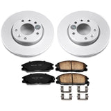 Power Stop 02-04 Kia Sedona Front Z17 Evolution Geomet Coated Brake Kit - CRK5252