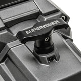 Superwinch 12000 LBS 12V DC 3/8in x 80ft Synthetic Rope SX 12000SR Winch - Graphite - 1712201