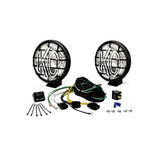 KC HiLiTES Apollo Pro 6in. Halogen Light 100w Spot Beam (Pair Pack System) - Black - 9150