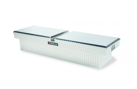 Lund 82-05 Chevy S10 (Long Bed) Ultima Dual Lid Gull Wing Crossover Tool Box - Brite - 9250