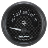Autometer GT Series 52mm Short Sweep Electronic 140-300 Deg F Oil Temperature - 8048