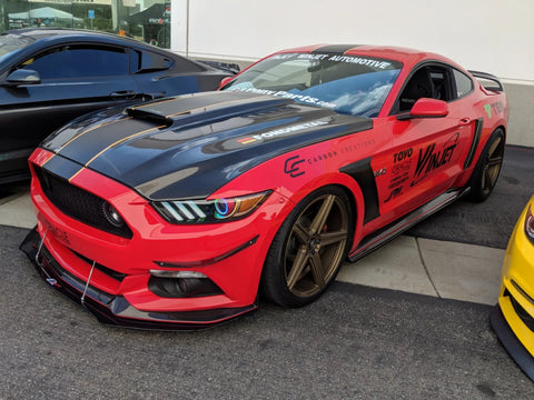 Oracle 15-17 Ford Mustang V6/GT/Shelby Dynamic DRL w/ Halo Kit - ColorSHIFT - Dynamic - 1335-332