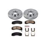 Power Stop 00-04 Mitsubishi Montero Sport Front Autospecialty Brake Kit - KOE3091