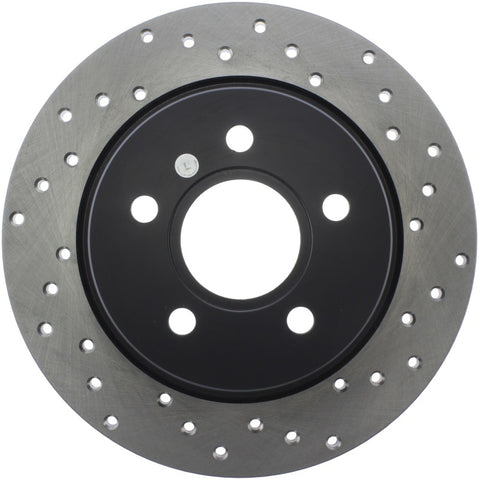 StopTech 13 Ford Focus ST Drilled Left Rear Rotor - 128.61099L