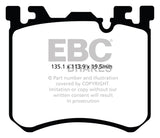EBC 10-13 BMW X5M 4.4 Twin Turbo Redstuff Front Brake Pads - DP32091C