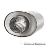Mishimoto Universal Resonator with 2.5in Inlet/Outlet - Brushed - MMEXH-RES-25BR