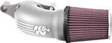 K&N 17-18 Harley-Davidson Touring Models Performance Air Intake System Silver - 57-1139S