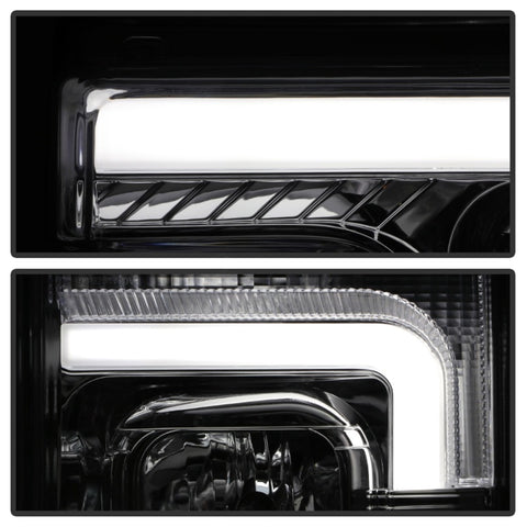 Spyder 17-18 Ford F250/F350/F450 Halogen Model Only -White Light Bar- Chrome- PRO-YD-FS17HALSI-C - 5087843