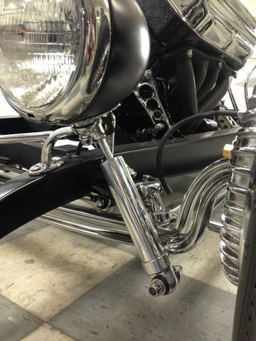 Ridetech RQ Series Hot Rod Shock No Cover Fixed Valve 4.80in Stroke Eye/Eye Mounting 9.3in x 14.2 - 23359741