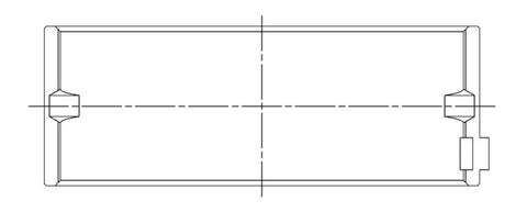 ACL Ford 4 2300 (Single Spark Plug engines) Race Series Engine Crankshaft Main Bearing Set - 5M1117H-20