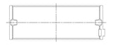 ACL Ford 2.3L Single Spark Plug Standard Size High Performance Main Bearing Set - 5M1117HX-STD