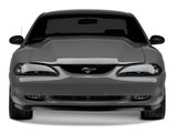 Raxiom 94-98 Ford Mustang LED Halo Projector Headlights- Black Housing (Smoked Lens) - 49119