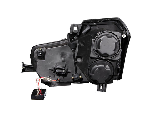 ANZO 2003-2007 Cadillac CTS Projector Headlights w/ Halo Black - 121415