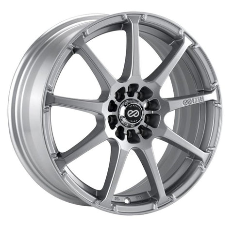 Enkei EDR9 17x7 4x100/114.3 38mm Offset 72.6 Bore Diameter Silver Wheel - 441-770-0138SP