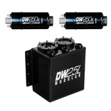 DeatschWerks 2.5L Modular Surge Tank (Incl. 2 DW250iL In-Line Fuel Pump) - 6-252-25ST