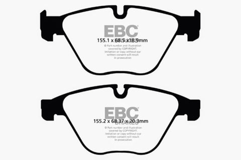EBC 10+ BMW 535i 3.0 Turbo (F10) Redstuff Front Brake Pads - DP32103C