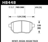 Hawk LTS Street Brake Pads - HB448Y.610