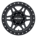 Method MR312 17x8.5 0mm Offset 8x6.5 130.81mm CB Matte Black Wheel - MR31278580500