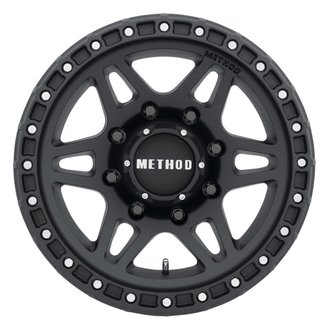 Method MR312 17x8.5 0mm Offset 8x6.5 130.81mm CB Matte Black Wheel - MR31278580500
