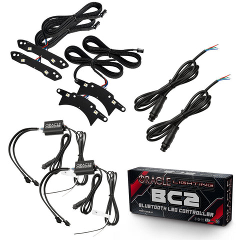 Oracle 15-21 Dodge Challenger RGB+W Headlight DRL Upgrade Kit - ColorSHIFT - BC1 - 1329-335