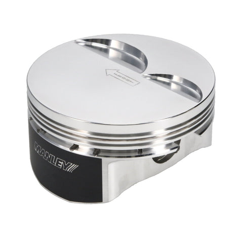 Manley Small Block Chevrolet LS Series 4.005in Bore 4in Stroke 4cc Flat Top Piston Set - 592605C-8