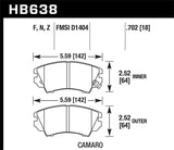 Hawk 10-15 Chevrolet Camaro HPS 5.0 Front Brake Pads - HB638B.702