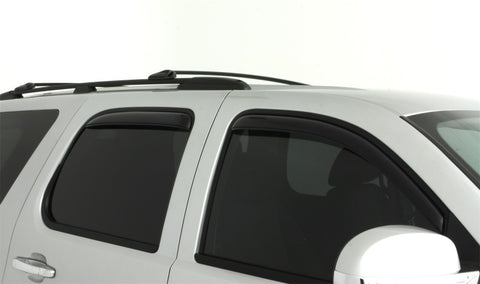 AVS 07-14 Chevy Tahoe Ventvisor In-Channel Front & Rear Window Deflectors 4pc - Smoke - 194514