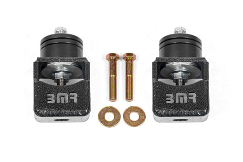 BMR Chevy SS and Pontiac G8 Motor Mount Kit (Solid Bushings) Black Hammertone - MM301H