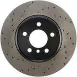 StopTech 11-13 BMW 550i Rear Right Drilled Sport Brake Rotor - 128.34133R