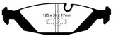 EBC 87-88 BMW M5 3.5 (E28) Redstuff Rear Brake Pads - DP3447C
