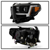 Spyder Signature 14-21 Toyota Tundra SR/SR5 Projector Headlights - Black (PRO-YD-TTU14V2SI-SBSEQ-BK) - 5088802