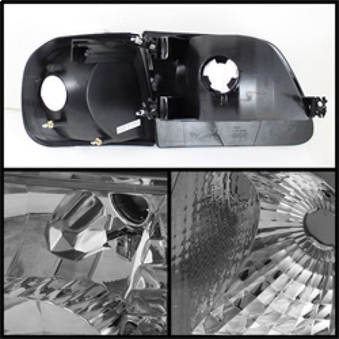 xTune Ford F150 97-03 / Expedition 97-02 Crystal Headlights w/Corner Chrome HD-JH-FF15097-SET-AM-C - 5070326