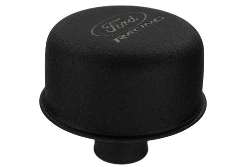 Ford Racing Black Breather Cap W/ Ford Racing Logo - M-6766-FRNVBK