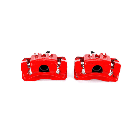 Power Stop 12-15 Chevrolet Captiva Sport Rear Red Calipers w/Brackets - Pair - S5040